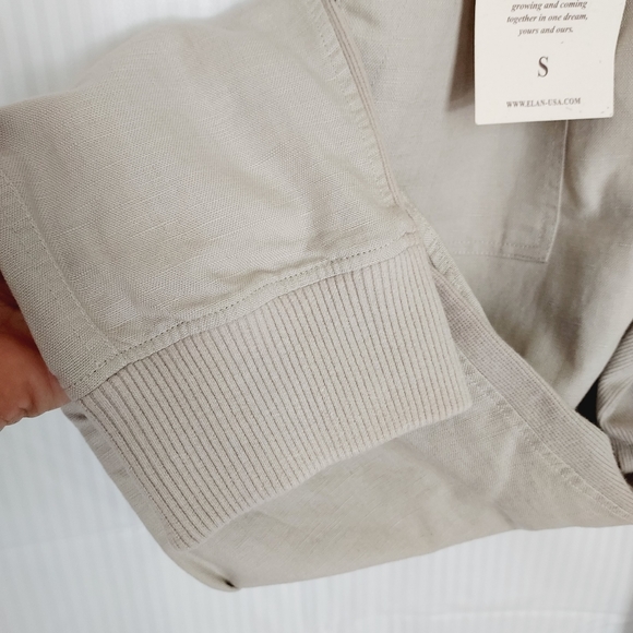ELAN LINEN JOGGER - NATURAL - S - Picture 6 of 8